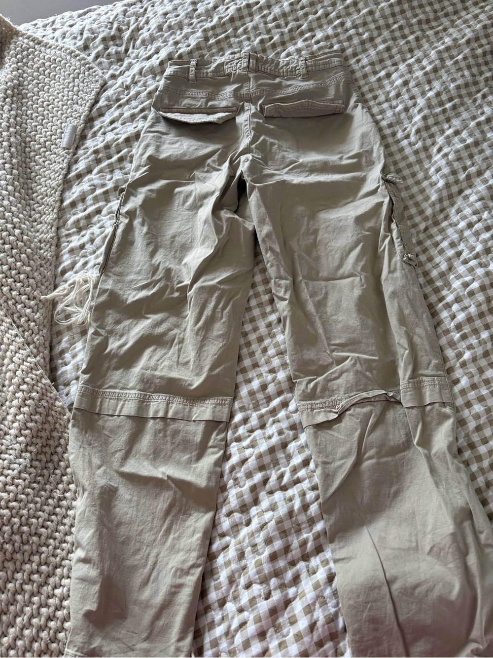 Garage Men's Convertible Cargo Pants - Khaki